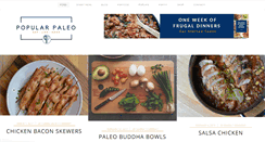 Desktop Screenshot of popularpaleo.com