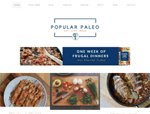 Tablet Screenshot of popularpaleo.com